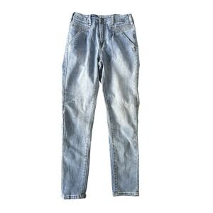 Track 23 Women's Junior 5 High Rise Light Wash Stretch Skinny Jeans | SKU 0989